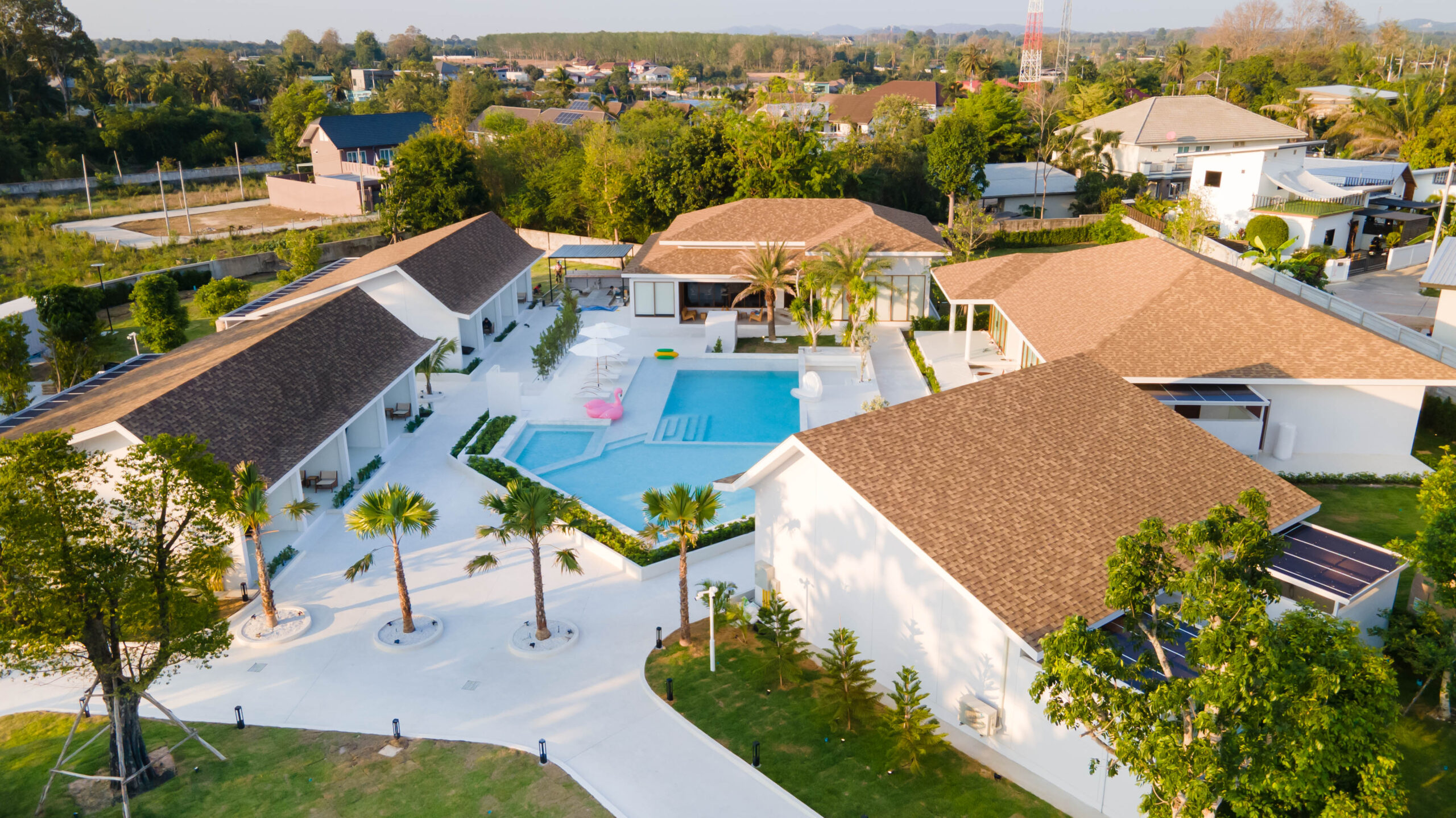Private group pool villa