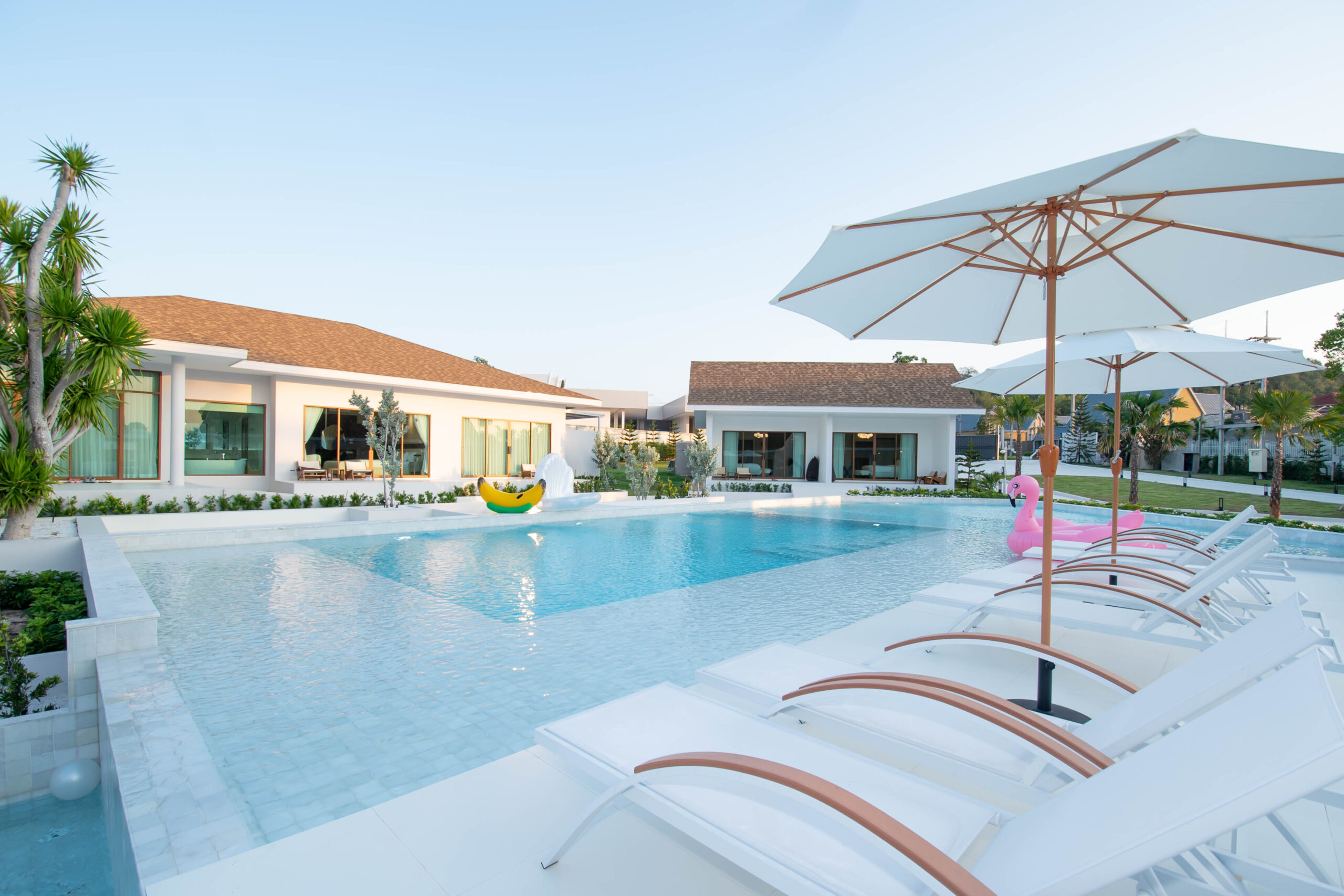 Private group pool villa